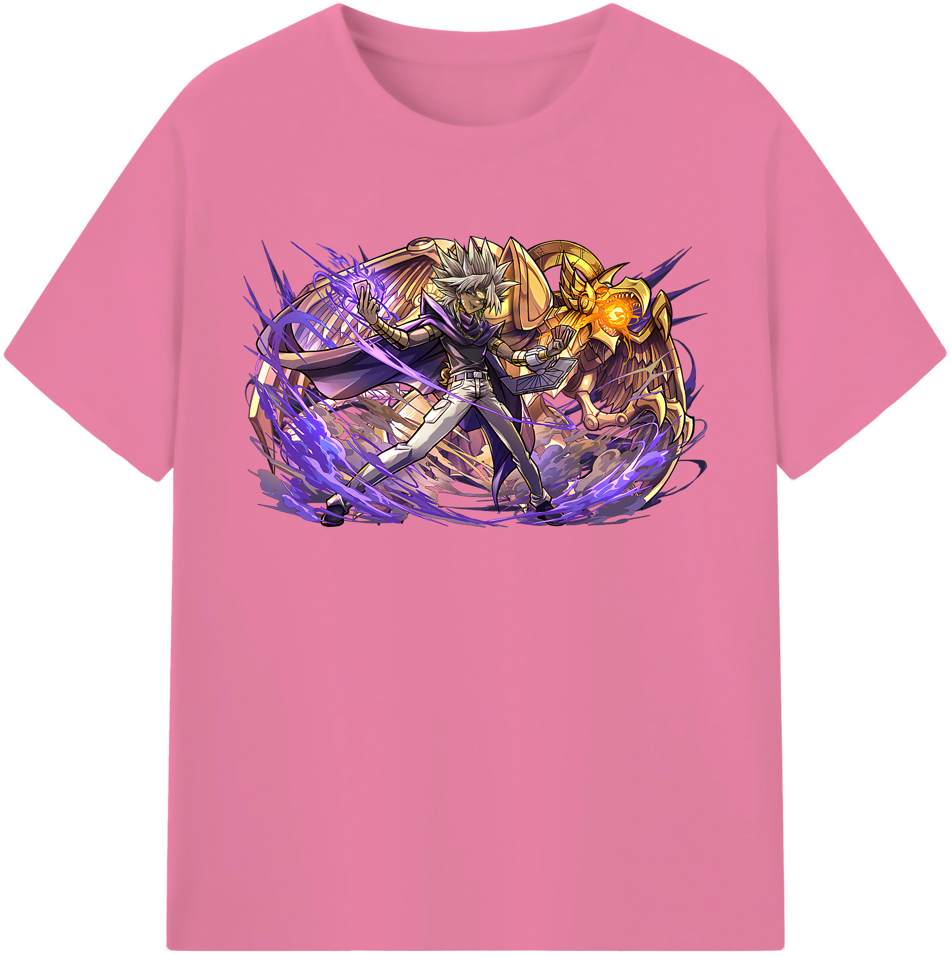 （画像用） 遊☆戯☆王 Yu-Gi-Oh! 綿100％半袖Tシャツ（フロントプリント）